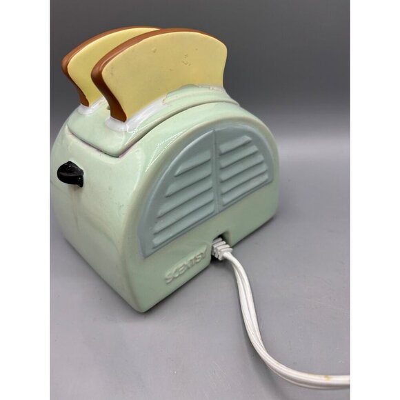 Scentsy Morning Toaster Ceramic Wax Warmer Plug In Cord Retro - Picture 6 of 9